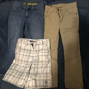 Size 10 bundle, 2 pants & 1 shorts